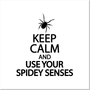 Keep calm and use your spidey senses Posters and Art